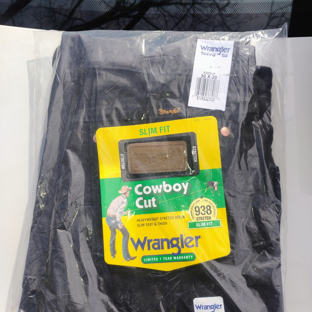 Wrangler Cowboy Cut Slim Fit Jeans in Black